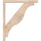 Ekena Millwork Funston Block Smooth Bracket w/ Offset Brace, Douglas Fir, 3 1/2"W x 24"D x 28"H BKT0402X24X28FST05SDF - alternate 4
